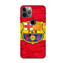 FCB Football Mobile Back Case for iPhone 11 Pro logo cut  (Design - 174)