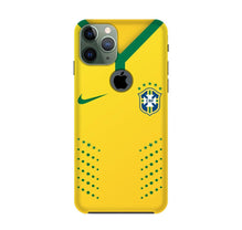 Brazil Mobile Back Case for iPhone 11 Pro logo cut  (Design - 176)