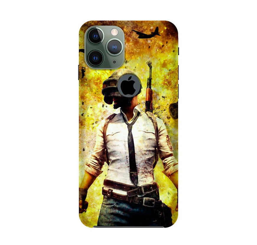 Pubg Case for iPhone 11 Pro logo cut  (Design - 180)