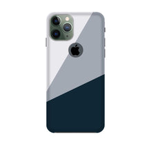 Blue Shade Mobile Back Case for iPhone 11 Pro logo cut (Design - 182)