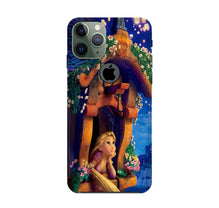 Cute Girl Mobile Back Case for iPhone 11 Pro logo cut (Design - 198)