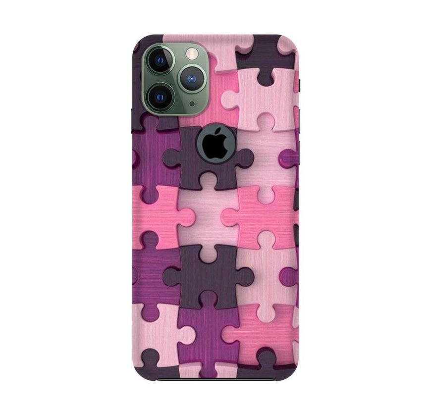 Puzzle Case for iPhone 11 Pro logo cut (Design - 199)