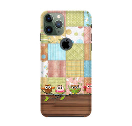 Owls Case for iPhone 11 Pro logo cut (Design - 202)