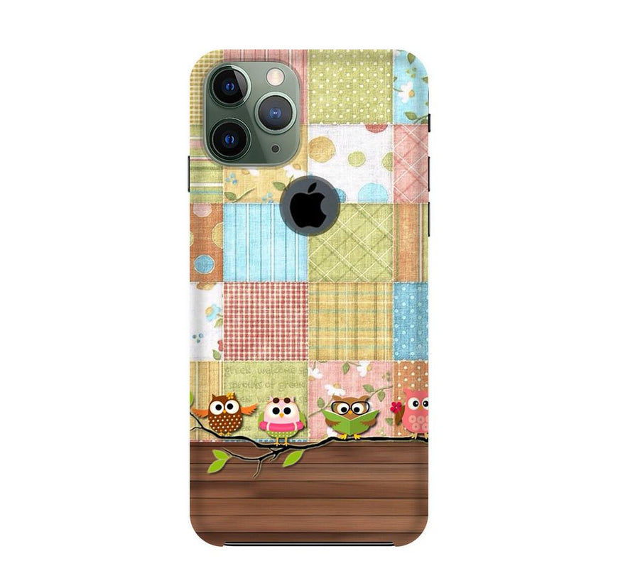 Owls Case for iPhone 11 Pro logo cut (Design - 202)