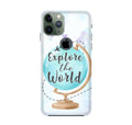 Explore the World Case for iPhone 11 Pro logo cut (Design No. 207)