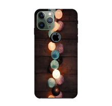 Party Lights Mobile Back Case for iPhone 11 Pro logo cut (Design - 209)