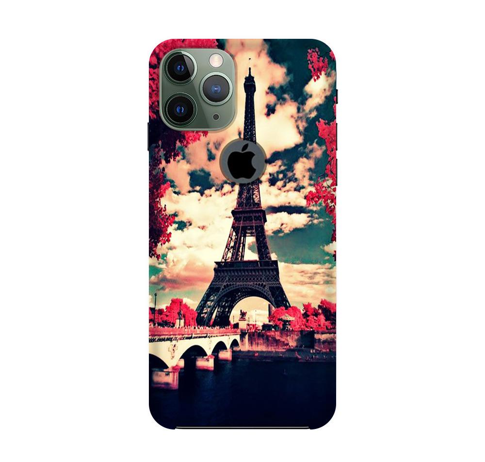 Eiffel Tower Case for iPhone 11 Pro logo cut (Design No. 212)