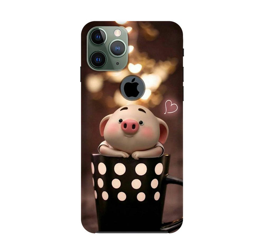 Cute Bunny Case for iPhone 11 Pro logo cut (Design No. 213)