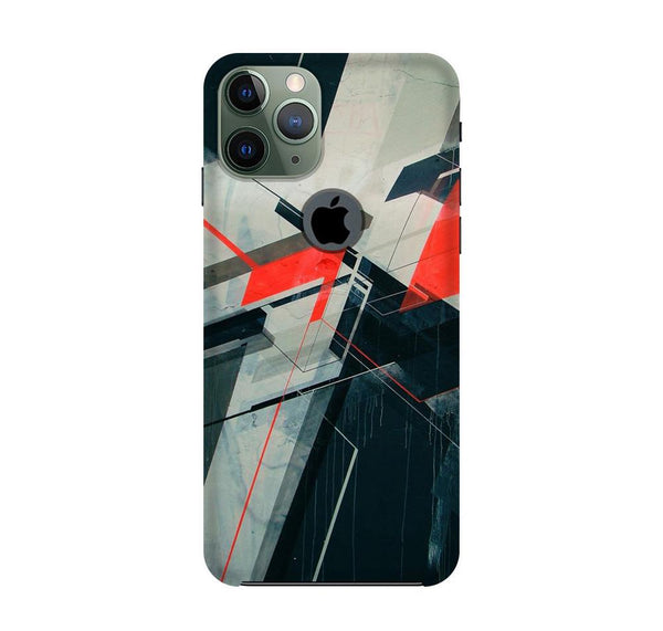 Modern Art Case for iPhone 11 Pro logo cut (Design No. 231)