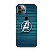 Avengers Mobile Back Case for iPhone 11 Pro logo cut (Design - 246)