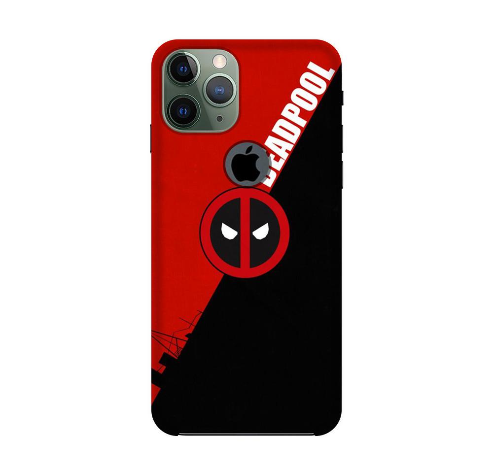 Deadpool Case for iPhone 11 Pro logo cut (Design No. 248)