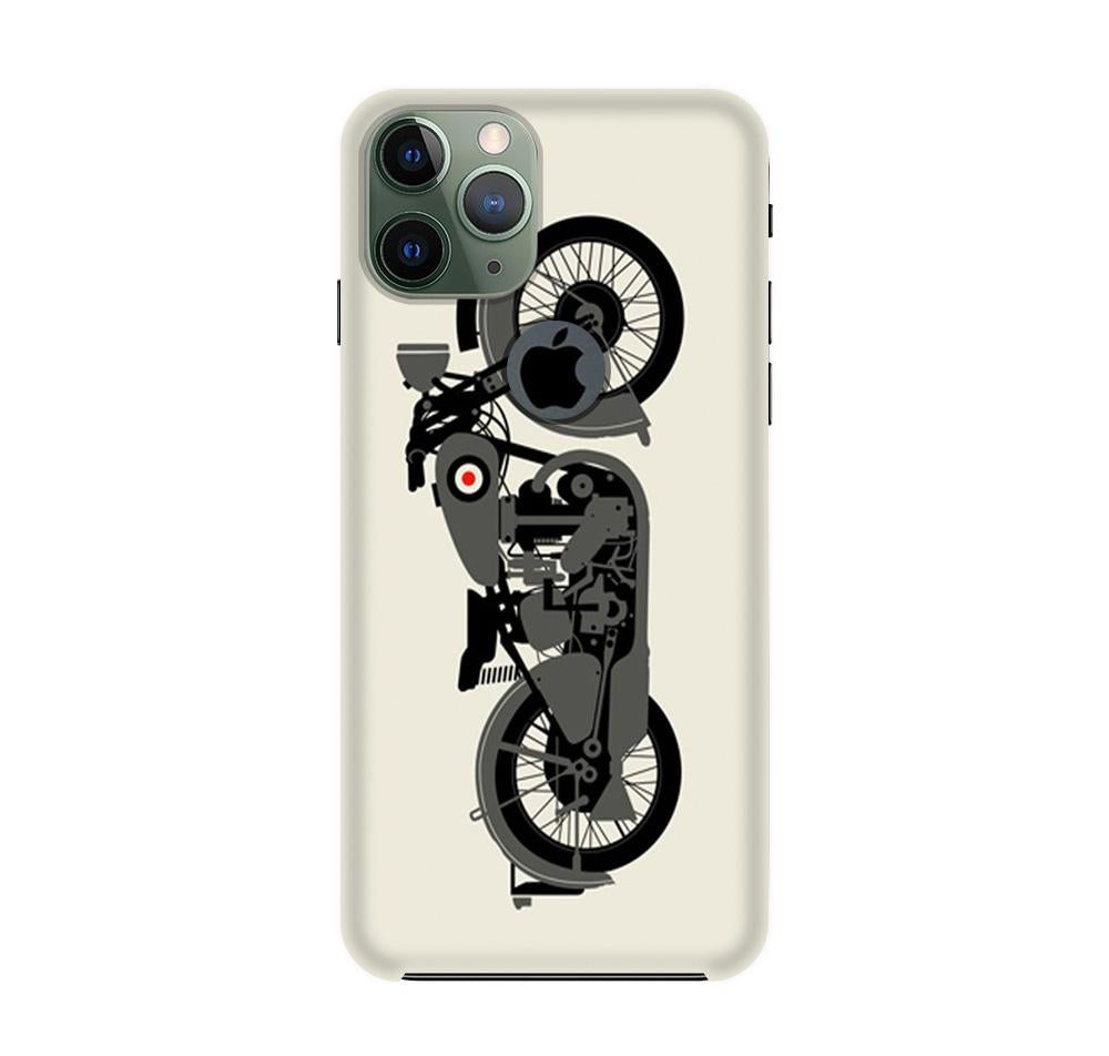 MotorCycle Case for iPhone 11 Pro logo cut (Design No. 259)