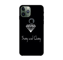 Sassy and Classy Mobile Back Case for iPhone 11 Pro logo cut (Design - 264)