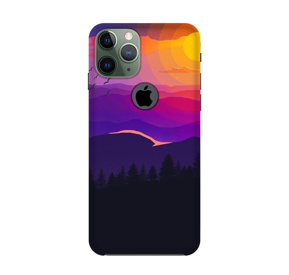 Sun Set Case for iPhone 11 Pro logo cut (Design No. 279)