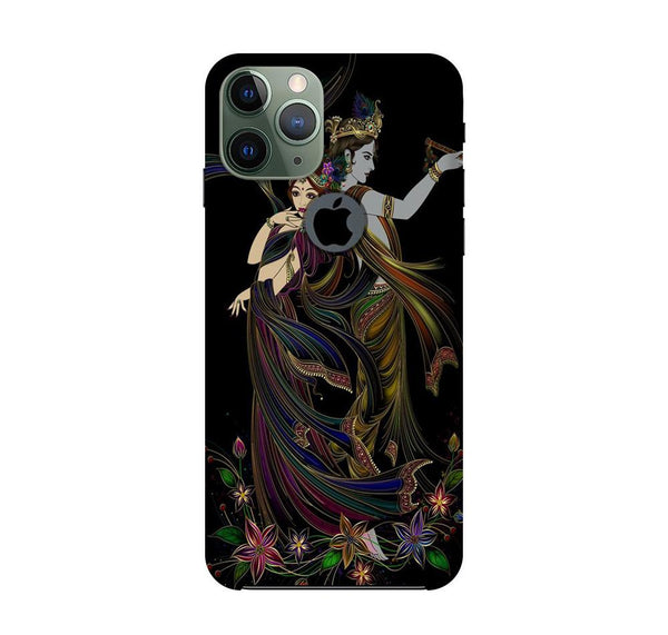 Radha Krishna Case for iPhone 11 Pro logo cut (Design No. 290)