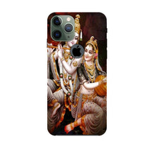 Radha Krishna Mobile Back Case for iPhone 11 Pro logo cut (Design - 292)