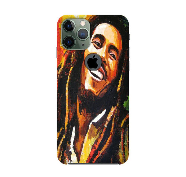 Bob marley Case for iPhone 11 Pro logo cut (Design No. 295)