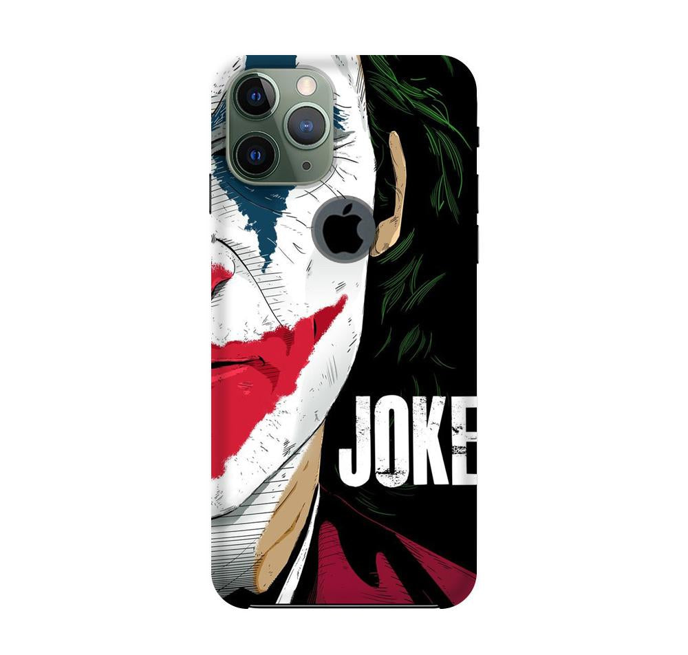Joker Mobile Back Case for iPhone 11 Pro Logo Cut(Design - 301)
