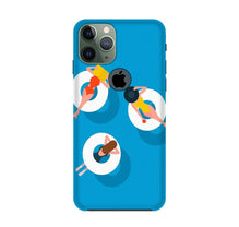 Girlish Mobile Back Case for iPhone 11 Pro Logo Cut  (Design - 306)