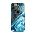 Marble Texture Mobile Back Case for iPhone 11 Pro Logo Cut  (Design - 308)