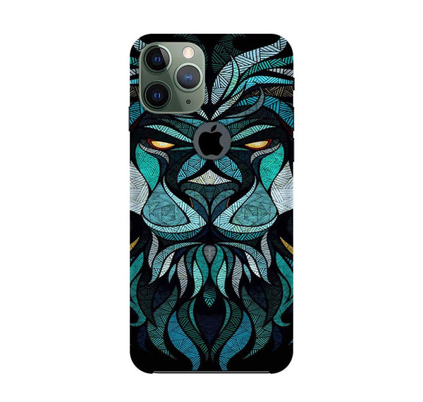 Lion Mobile Back Case for iPhone 11 Pro Logo Cut  (Design - 314)