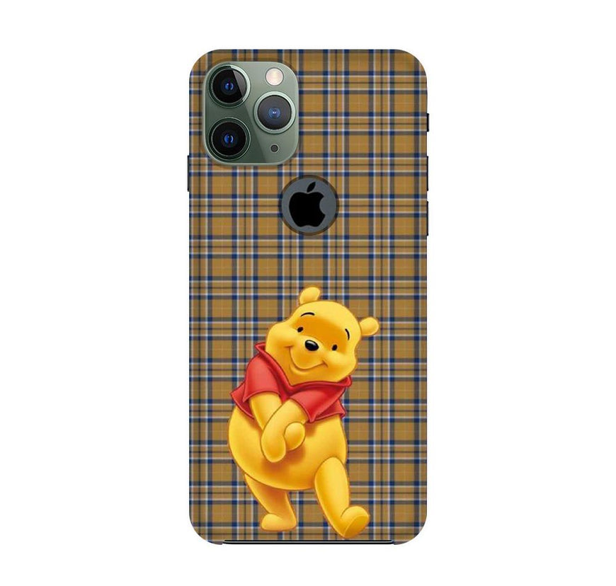 Pooh Mobile Back Case for iPhone 11 Pro Logo Cut  (Design - 321)