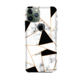 Marble Texture Mobile Back Case for iPhone 11 Pro Logo Cut  (Design - 322)
