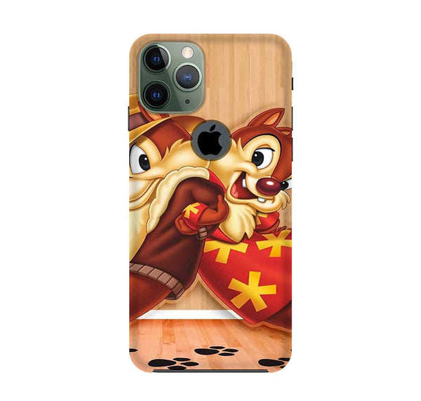 Chip n Dale Mobile Back Case for iPhone 11 Pro Logo Cut  (Design - 335)