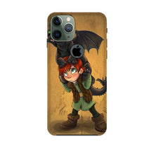 Dragon Mobile Back Case for iPhone 11 Pro Logo Cut  (Design - 336)