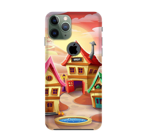 Sweet Home Mobile Back Case for iPhone 11 Pro Logo Cut  (Design - 338)