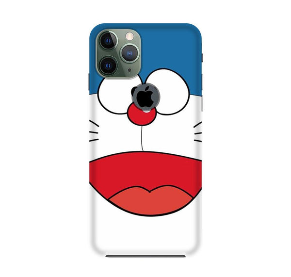 Doremon Mobile Back Case for iPhone 11 Pro Logo Cut  (Design - 340)