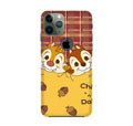 Chip n Dale Mobile Back Case for iPhone 11 Pro Logo Cut  (Design - 342)