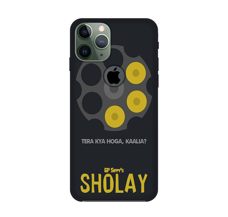 Sholay Mobile Back Case for iPhone 11 Pro Logo Cut  (Design - 356)