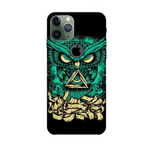 Owl Mobile Back Case for iPhone 11 Pro Logo Cut  (Design - 358)
