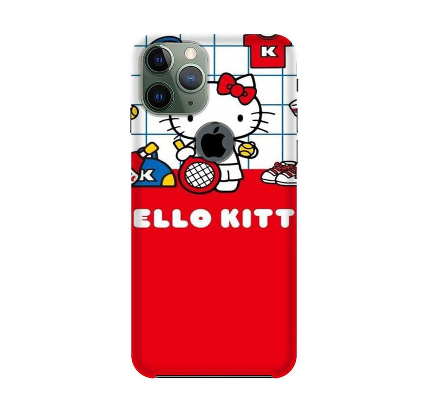 Hello Kitty Mobile Back Case for iPhone 11 Pro Logo Cut  (Design - 363)