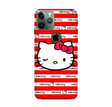 Hello Kitty Mobile Back Case for iPhone 11 Pro Logo Cut  (Design - 364)