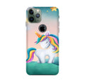 Unicorn Mobile Back Case for iPhone 11 Pro Logo Cut  (Design - 366)