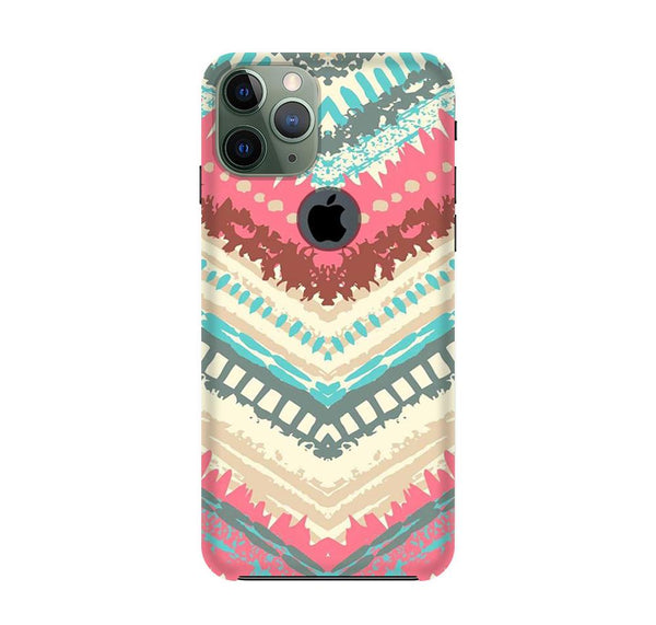 Pattern Mobile Back Case for iPhone 11 Pro Logo Cut  (Design - 368)
