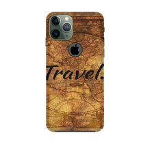 Travel Mobile Back Case for iPhone 11 Pro Logo Cut  (Design - 375)