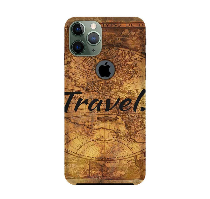 Travel Mobile Back Case for iPhone 11 Pro Logo Cut  (Design - 375)