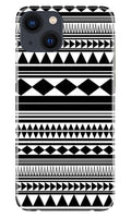 Black white Pattern Case for iPhone 13