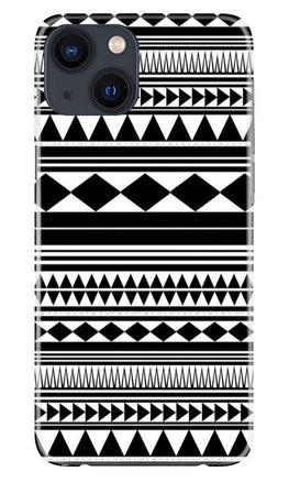 Black white Pattern Case for iPhone 13 Mini