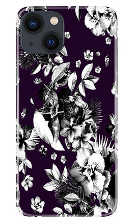 white flowers Case for iPhone 13 Mini