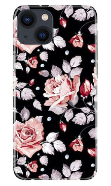 Pink rose Mobile Back Case for iPhone 13 Mini (Design - 12)