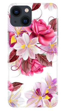 Beautiful flowers Mobile Back Case for iPhone 13 Mini (Design - 23)