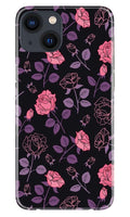 Rose Black Background Case for iPhone 13 Mini