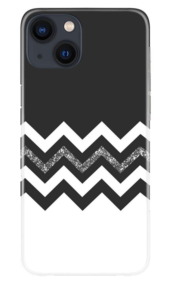 Black white Pattern2Case for iPhone 13 Mini
