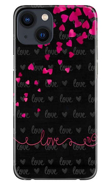 Love in Air Mobile Back Case for iPhone 13 Mini (Design - 89)
