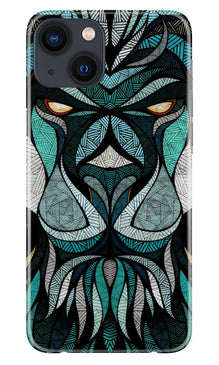 Lion Mobile Back Case for iPhone 13 Mini (Design - 97)