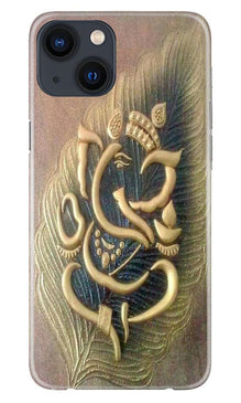 Lord Ganesha Mobile Back Case for iPhone 13 Mini (Design - 100)